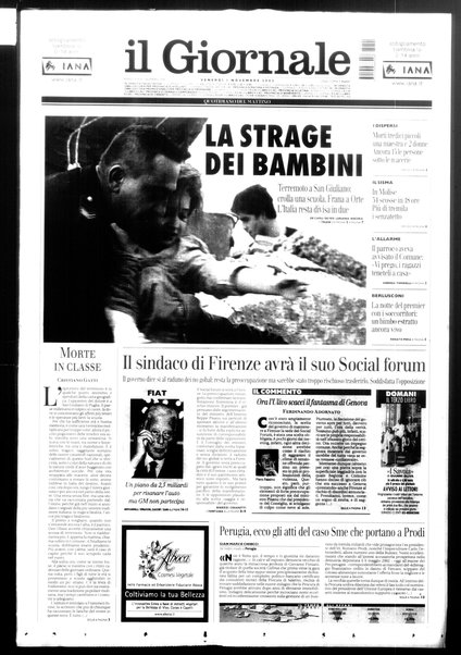 Il giornale : quotidiano del mattino